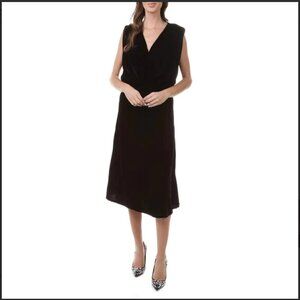 VON MAUR: NWOT Black Velvet Dress